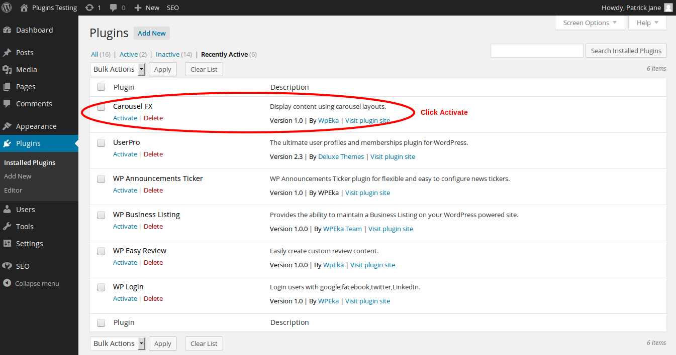 Jquery cycle plugin fx options