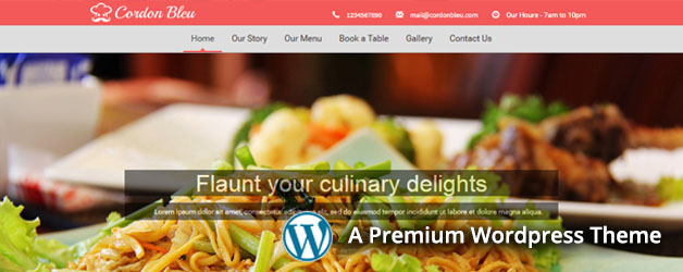Cordon Bleu – A Premium Restaurant WordPress Theme