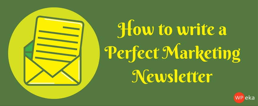 how to write a newsletter