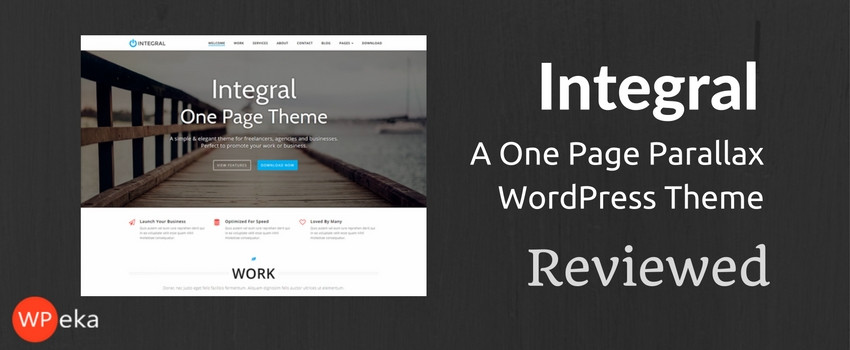 integral one page parallax wordpress theme reviewed what is a parallax theme