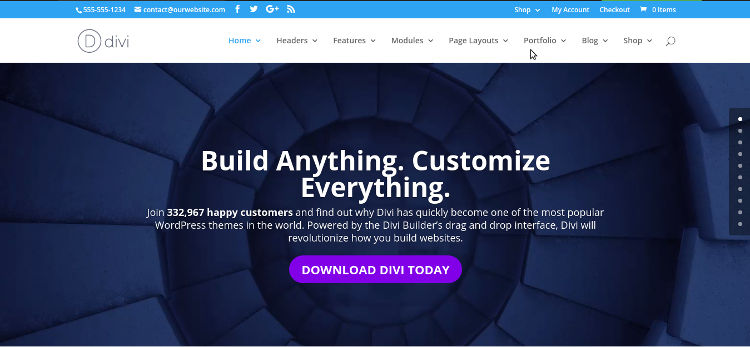 divi theme