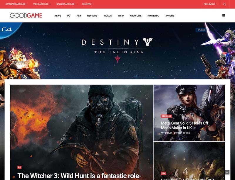 16 best wordpress gaming themes of 2017 gaming themes