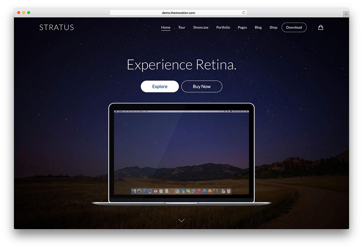 Landing Page WordPress Themes | Stratus