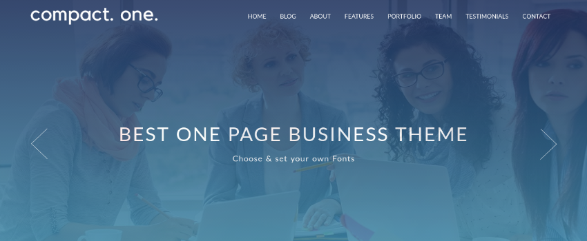 One Page WordPress Theme – Free Download Now