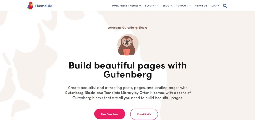 Otter Blocks- Gutenberg Blocks plugin for building beautiful pages.