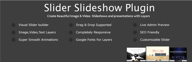Layer Slider- Slideshow WordPress plugin.