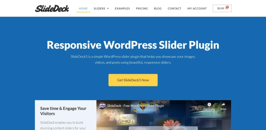 SlideDeck - Responsive WordPress slider plugin