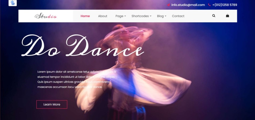 Dance Academy WordPress Theme