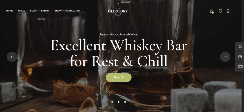 OldStory – Whisky Bar | Pub | Restaurant WordPress Theme