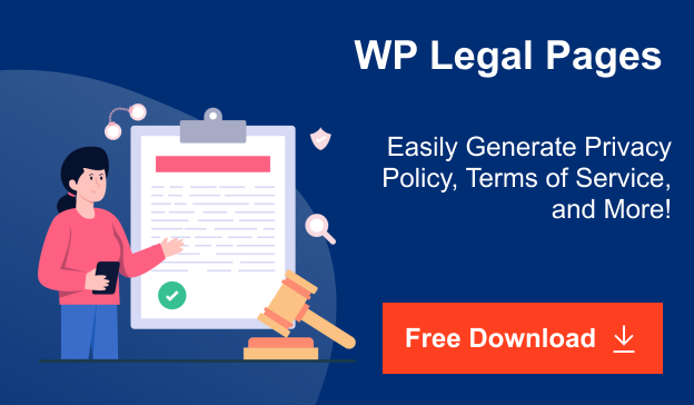 WPlegal pages banner