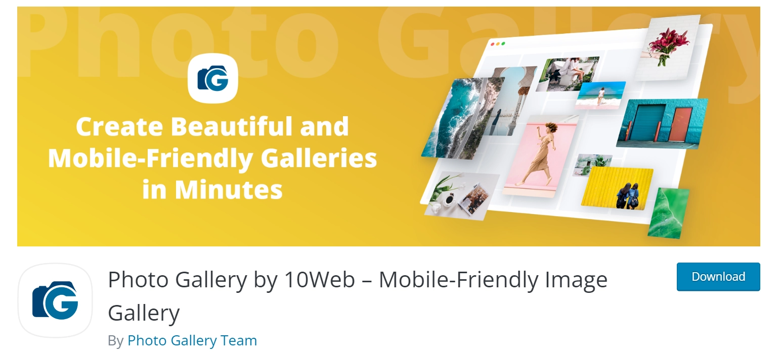 Photo Gallery by 10Web – Mobile-Friendly Image Gallery – WordPress plugin