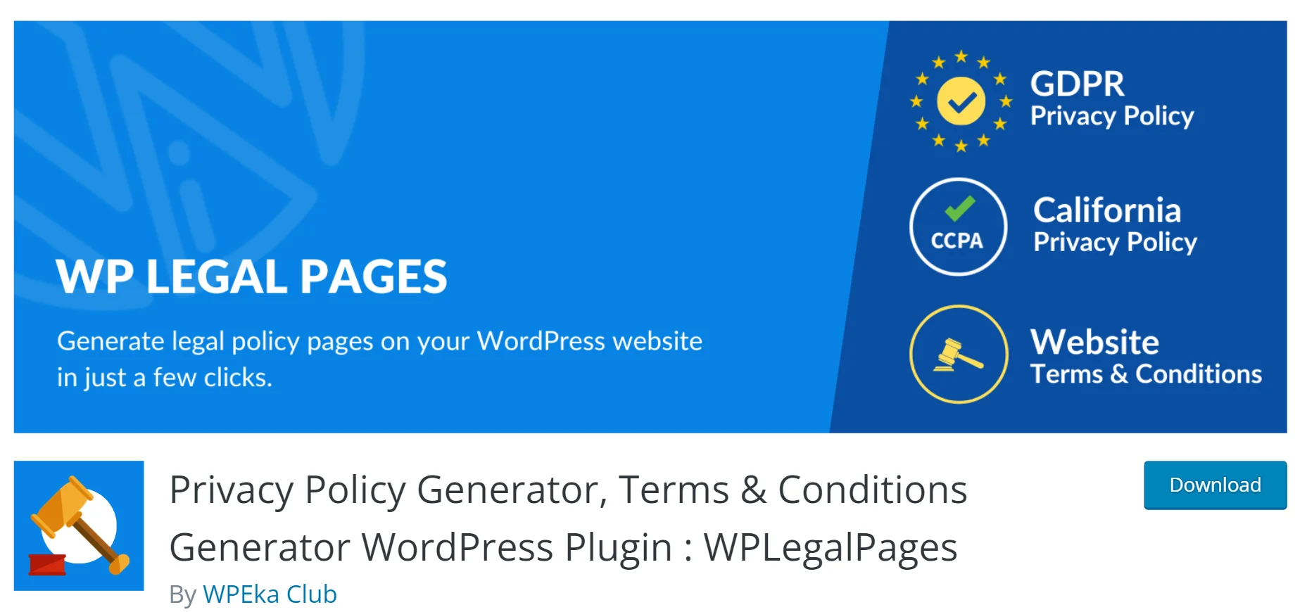 WP Legal Pages 
