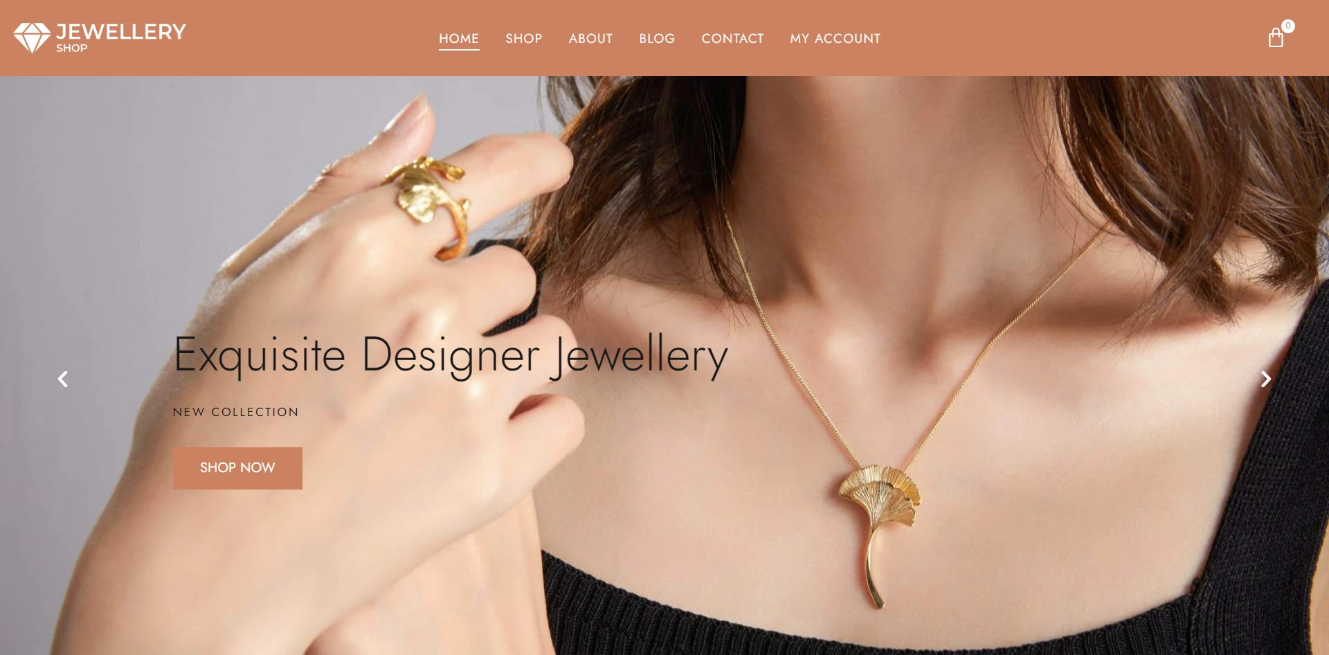 Jewellery Shop – WordPress theme