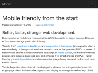 Five Stylish Mobile WordPress Themes