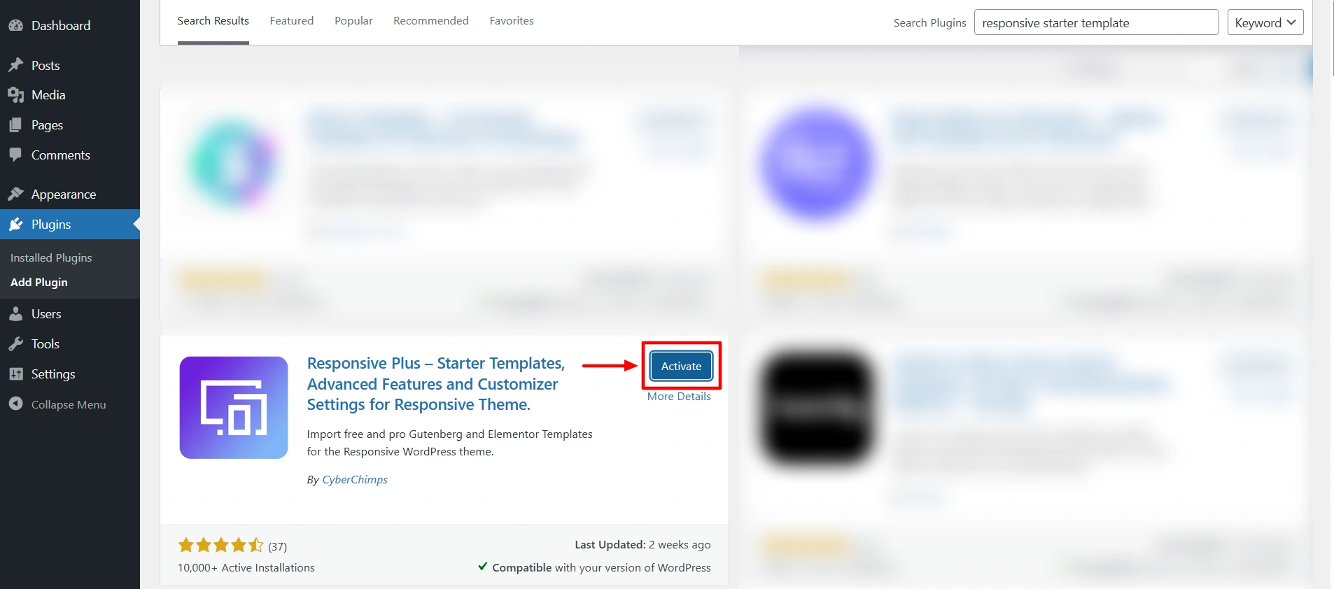 Activate Plugin