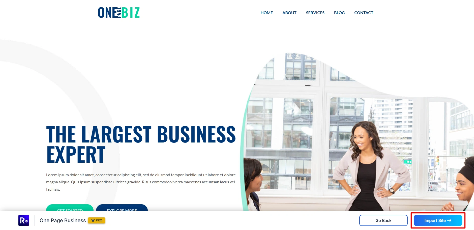 Import Site