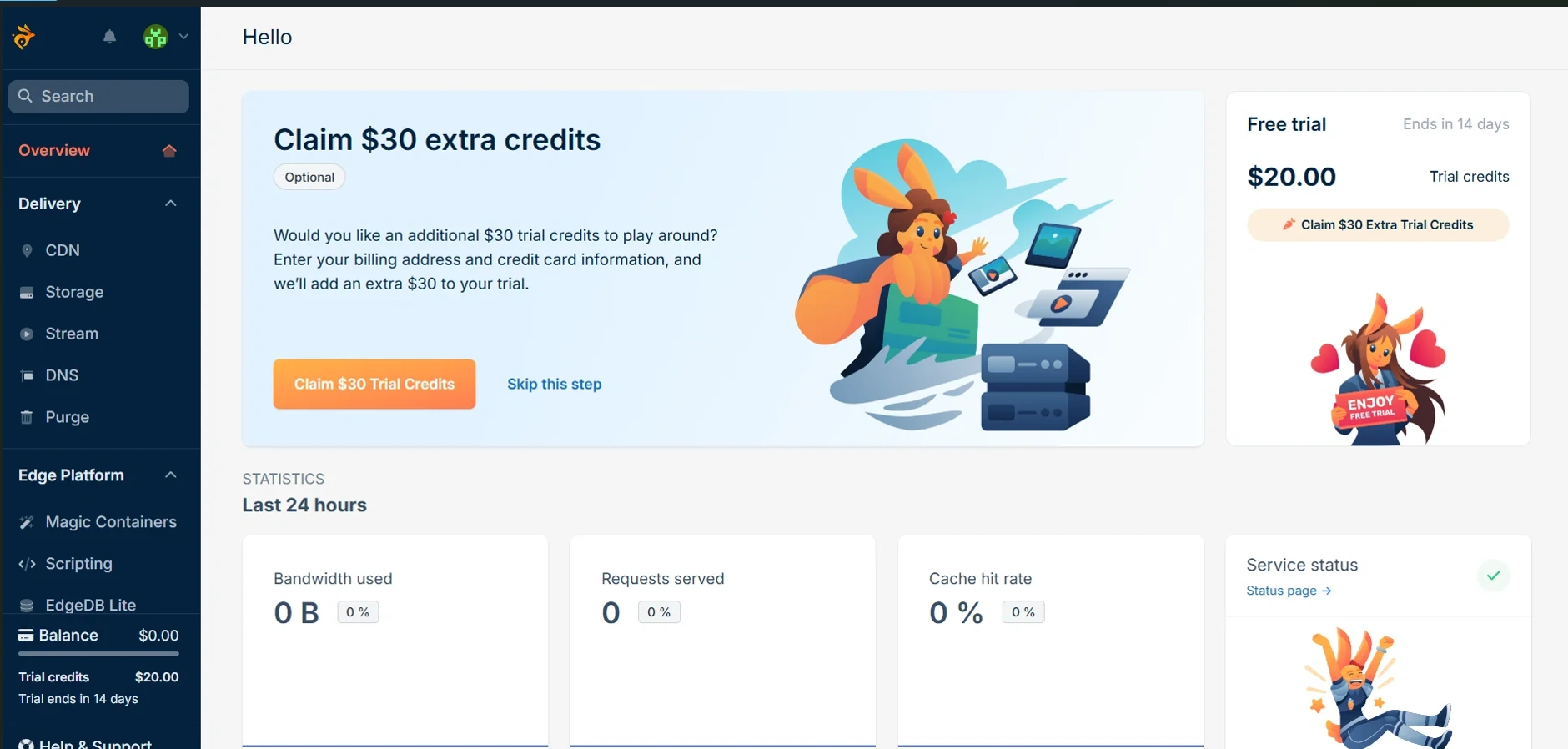 Create an account 